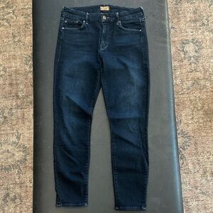 MOTHER Deep Indigo Skinny Jeans